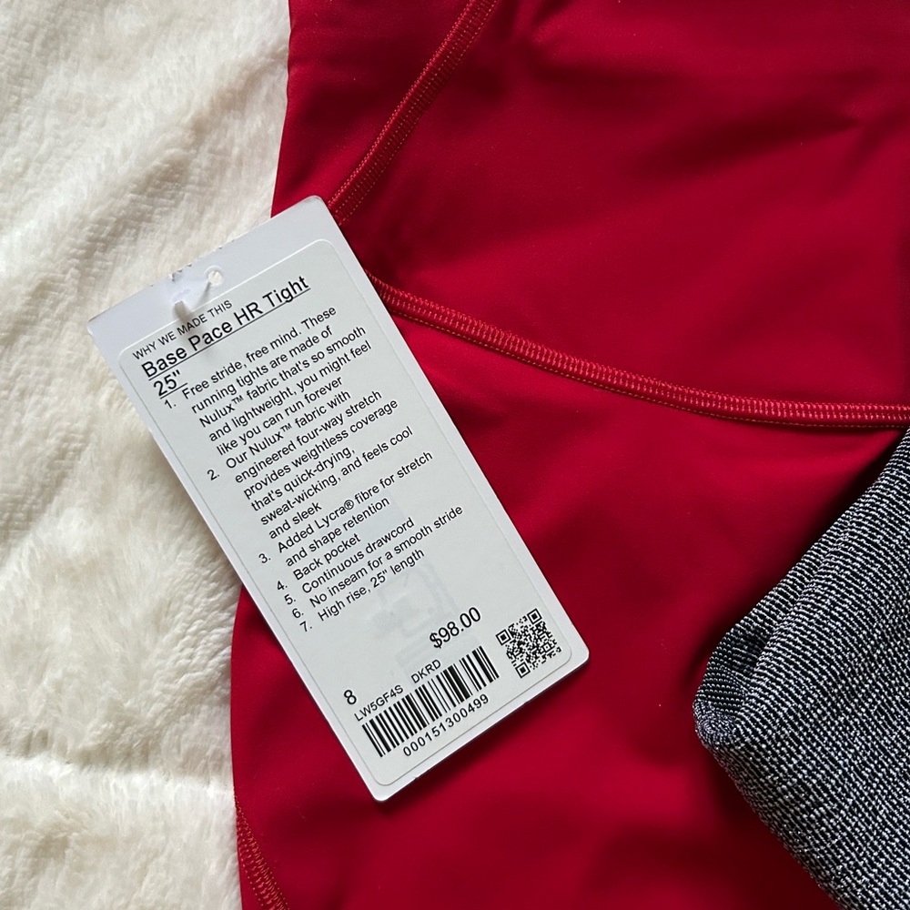 Lululemon Base Pace Tight❤️ - Picture 3 of 4